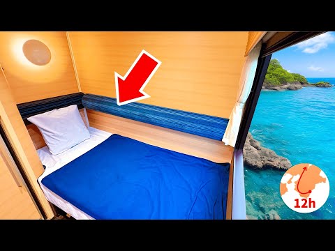 24 Hours in a First Class Room on Japan&#039;s Sleeper Train 😴🛏 West Express Ginga | Solo Travel Vlog