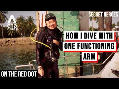 Diver with One Good Arm: Capturing Photos for Conservation | On The Red Dot - Secret Heroes