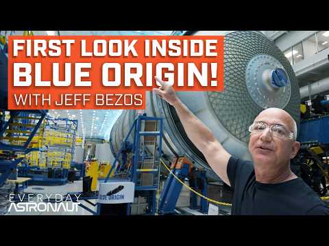 First Look Inside Blue Origin&#039;s New Glenn Factory w/ Jeff Bezos!