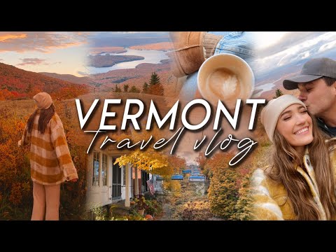 VERMONT TRAVEL VLOG | our cozy fall getaway to Mount Snow, Brattleboro, &amp; Burlington 2022!