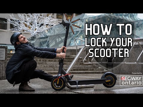 How To PROPERLY Lock Your Ninebot Electric KickScooter