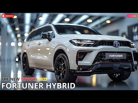 The New 2025 Toyota Fortuner Hybrid: The Fortuner&#039;s new design features a sleek and modern contours!