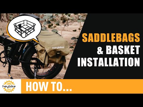 Heybike Mars - How to Assemble | Saddlebags and Basket Installation