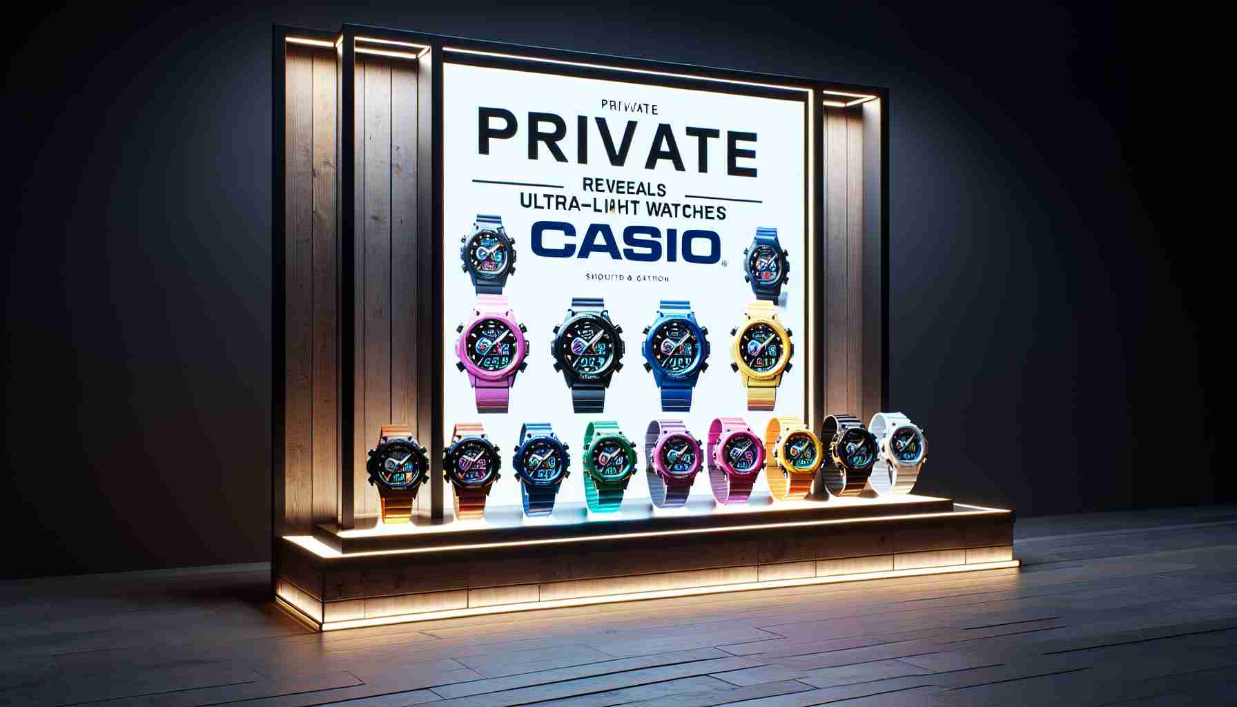 Casio Unveils Vibrant Ultra-Light Watches