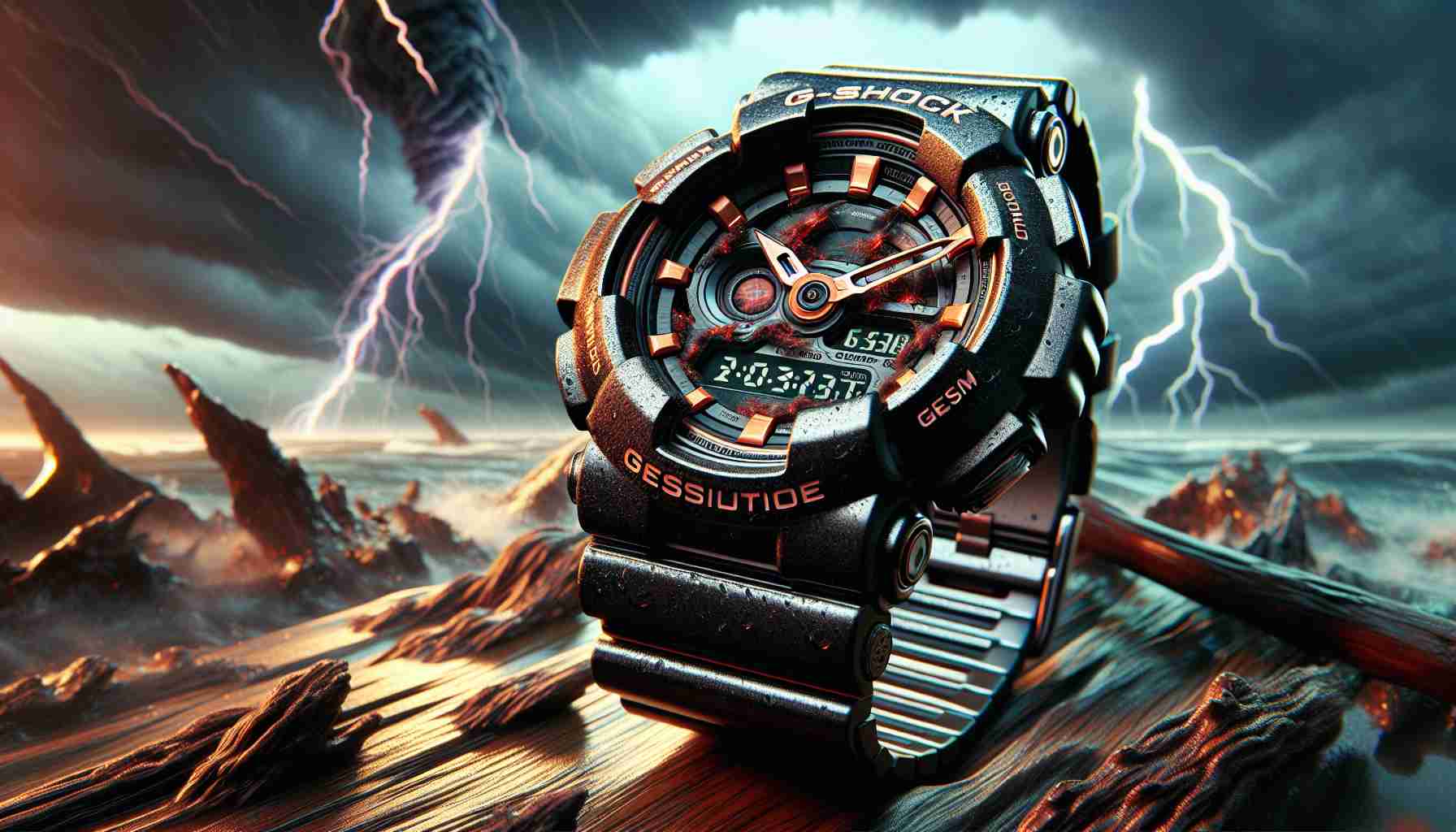 El reloj G-SHOCK MTG-B2000YST-1AER, una edición limitada con un diseño inspirado en tormentas, ya está disponible en el Reino Unido