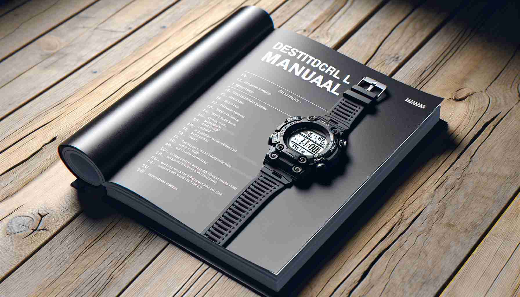 Descubren el manual del reloj Casio G-Shock DW-5000R-1AJF