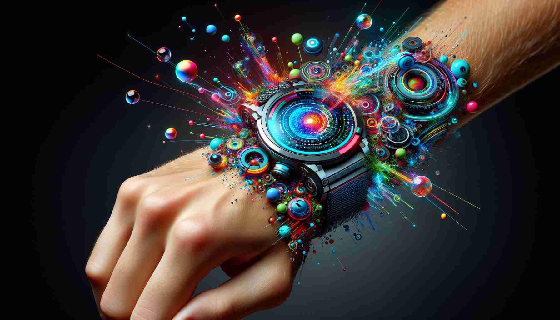 Discover the Future of Timekeeping! Colorful Tech on Your Wrist!