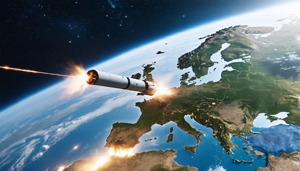 SpaceX Rocket Streaks Across Europe, Leaves Fiery Trail and Debris Behind